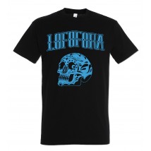 T Shirt Lofofora Crâne Bleu Homme